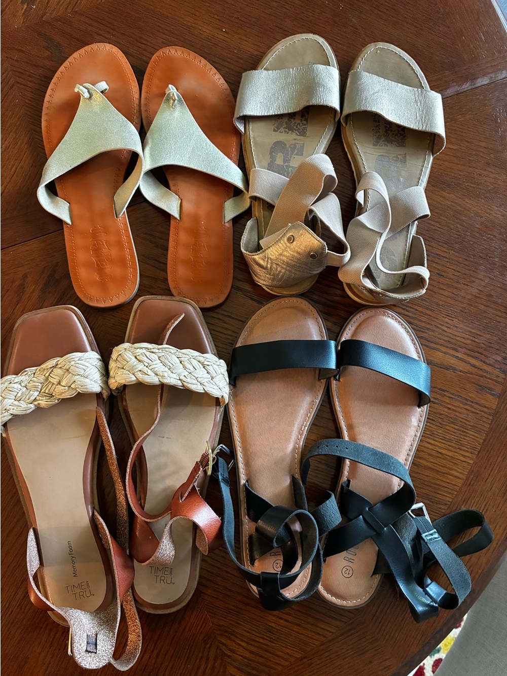 Lot of Ladies Sz 11 Sandals